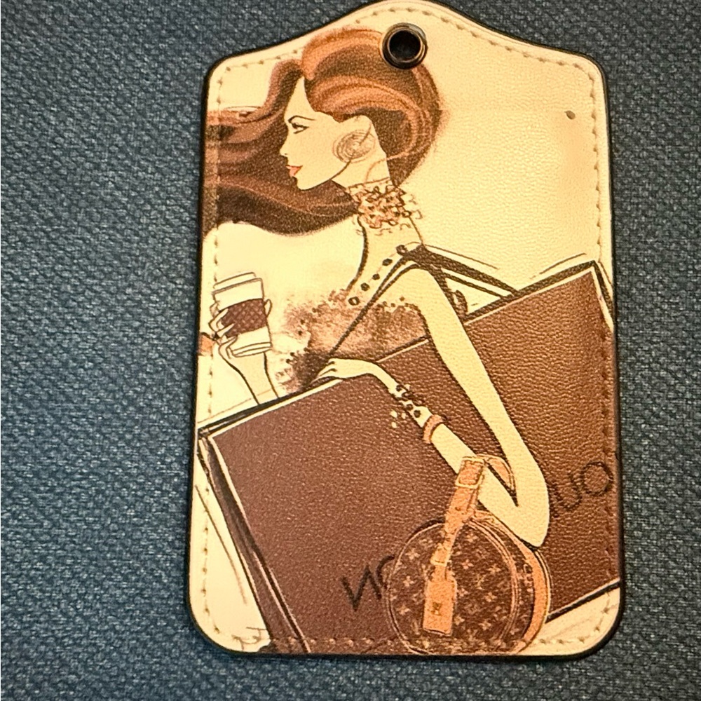 Designer Stylish Illustrated Luggage Tag NEW